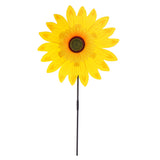 Maxbell 36cm DIY Sunflower Windmill Pinwheel Kids Outdoor Camping Beach Toy Home Garden Yard Decor Yellow