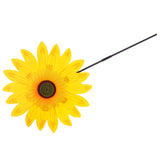 Maxbell 36cm DIY Sunflower Windmill Pinwheel Kids Outdoor Camping Beach Toy Home Garden Yard Decor Yellow