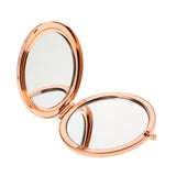 Maxbell 2pcs Pocket Mirror for Women- Small Mini Round Compact Stylish Cosmetic Makeup Travel Purse Mustache Mirror