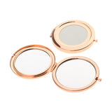 Maxbell 2pcs Pocket Mirror for Women- Small Mini Round Compact Stylish Cosmetic Makeup Travel Purse Mustache Mirror