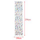 Maxbell 100x250cm Door Window Curtain Eyelet Floral Room Drape Divider Butterfly