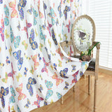 Maxbell 100x250cm Door Window Curtain Eyelet Floral Room Drape Divider Butterfly