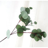 Maxbell Single Branch Artificial Eucalyptus Leaves Silk Simulation Leaves Home Decor