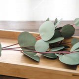 Maxbell Single Branch Artificial Eucalyptus Leaves Silk Simulation Leaves Home Decor