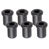 Maxbell 6 pieces Guitar Strings Mounting Ferrules Bushing for Electric Guitar Part Black