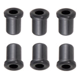 Maxbell 6 pieces Guitar Strings Mounting Ferrules Bushing for Electric Guitar Part Black