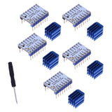 Maxbell 5Pcs TMC2208 v1.0 Stepper Motor Driver Module with Heat Sink for 3D Printer
