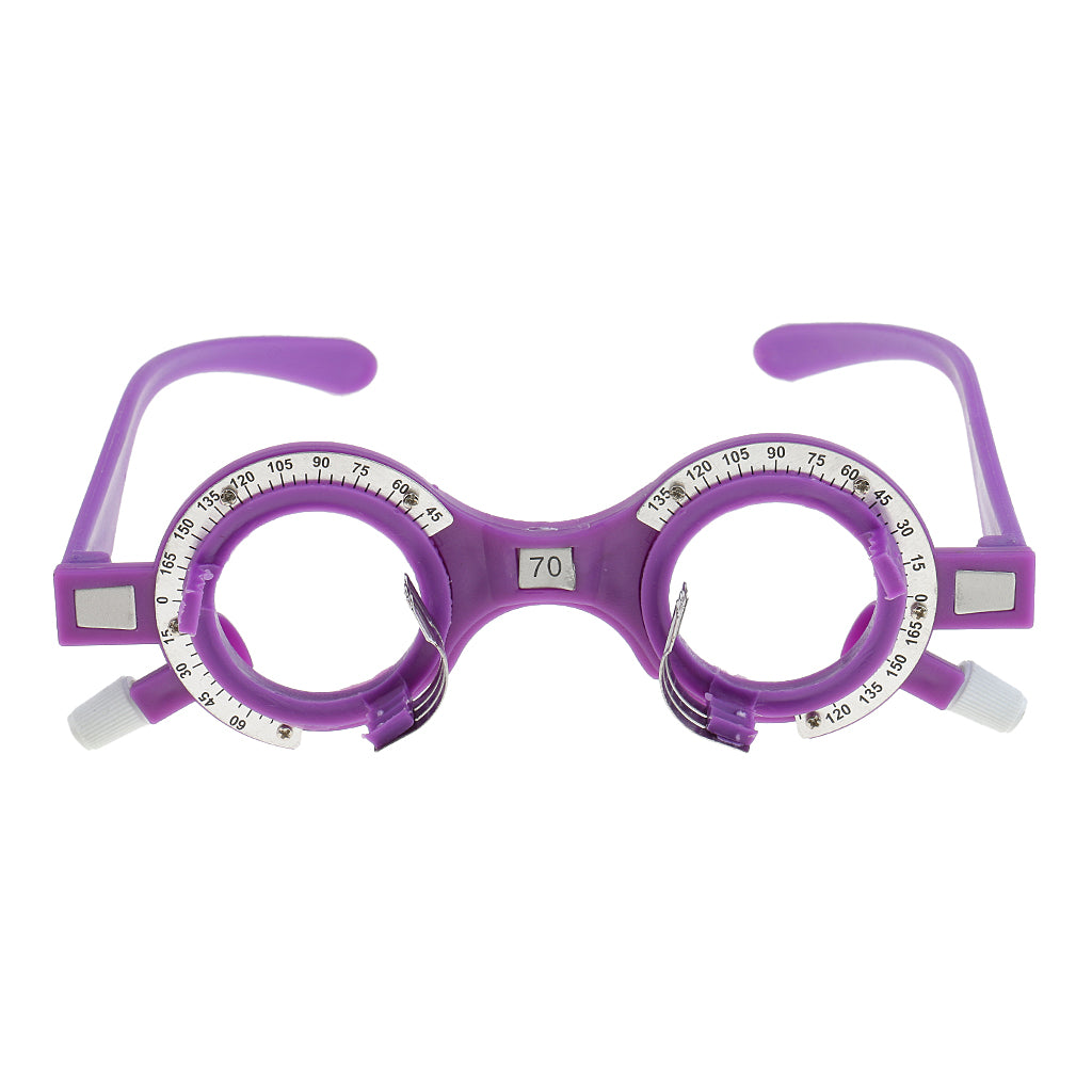 Maxbell 10 Pieces/box Plastic Colorful Optical Trial Lens Frame Optometry Equipment Eyes Optician