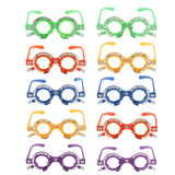 Maxbell 10 Pieces/box Plastic Colorful Optical Trial Lens Frame Optometry Equipment Eyes Optician