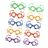 Maxbell 10 Pieces/box Plastic Colorful Optical Trial Lens Frame Optometry Equipment Eyes Optician