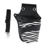 Maxbell Professional Zebra Hairdressing Scissor Shears Storage Case Barber Salon Tools Pouch Holster for Stylists