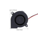 Maxbell DC 12V Connector Brushless Cooling Turbo Blower Fan 50x15mm Cooler 3D Printer Parts