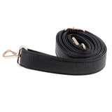 Maxbell Adjustable PU Leather Bag Strap Replacement Handle Holder Shoulder Bag Strap Black