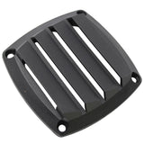 Maxbell 3 Inch Louvered Vents Style Boat Marine Hull Air Vent Grill Cover - Black