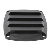 Maxbell 3 Inch Louvered Vents Style Boat Marine Hull Air Vent Grill Cover - Black