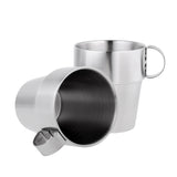 Maxbell 4 Pieces / Set Stainless Steel Cup for Beer/Coffee/Tea Mug/Double Wall/Stackable/Camping