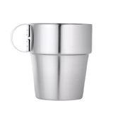 Maxbell 4 Pieces / Set Stainless Steel Cup for Beer/Coffee/Tea Mug/Double Wall/Stackable/Camping