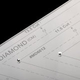 Maxbell 13.5 Cut 60 Degree Diamond Rhombus Template Quilting Ruler for DIY Patchwork