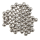 Maxbell 100Pcs Silver Iron Loose Beads Spacer DIY Jewelry Findings Crafts