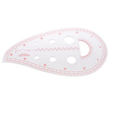 Maxbell Plastic Sleeve Curve Ruler French Curve Ruler Template Tool for Tailor Dressmaking #2