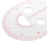 Maxbell Plastic Sleeve Curve Ruler French Curve Ruler Template Tool for Tailor Dressmaking #2