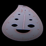 Maxbell Plastic Sleeve Curve Ruler French Curve Ruler Template Tool for Tailor Dressmaking #2