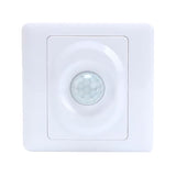 Maxbell Motion Sensor Fan Light Switch Time Delay Detector Bulb Fan AC110-250V White