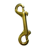 Maxbell Double End Clip Snap Hook Brass Heavy Duty 3.5" for Luggage Strap Keychain