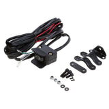 Maxbell 9.8ft Universal ATV UTV Handlebar Control Line Winch Rocker Switch Handlebar