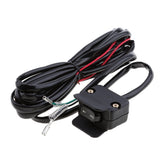 Maxbell 9.8ft Universal ATV UTV Handlebar Control Line Winch Rocker Switch Handlebar