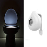 Maxbell 8 Color Changing Human Body Motion Sensor Activated Toilet Nightlight WC Seat Lamp Battery 1W