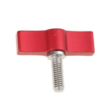 Maxbell 2 Wings Knob Male M6x17mm Thumb Screw For Camera Rod Clamp Rosette Handle Red