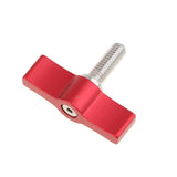 Maxbell 2 Wings Knob Male M6x17mm Thumb Screw For Camera Rod Clamp Rosette Handle Red