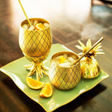 Maxbell 500ml Pineapple Cocktail Tumbler Stainless Steel Moscow Mule Mug Golden