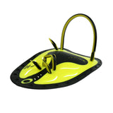 Maxbell 1 Pair Large Yellow Adult Men Adjustable Silicone Swimming Hand Paddle Swim Fins 8.66 x 5.9 inches