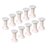 Maxbell 10 Pieces Wood Empty Thread Spools Reels Bobbins For Sewing Ribbons 47mmx31mm