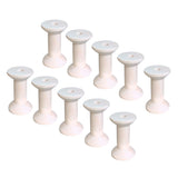 Maxbell 10 Pieces Wood Empty Thread Spools Reels Bobbins For Sewing Ribbons 47mmx31mm