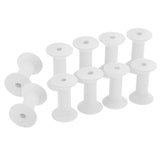 Maxbell 10 Pieces Wood Empty Thread Spools Reels Bobbins For Sewing Ribbons 47mmx31mm