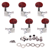 Maxbell 6 Pieces Guitar Tuning Pegs Tuners Machine Heads for Electric Acoustic Guitar Parts Accessories DIY