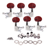 Maxbell 6 Pieces Guitar Tuning Pegs Tuners Machine Heads for Electric Acoustic Guitar Parts Accessories DIY