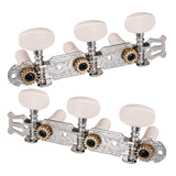 Maxbell 2 Pieces Left&Right Classical Guitar Assembly Tuner for Guitar Parts Accessories