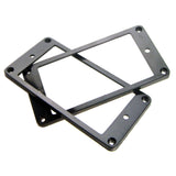 Maxbell 2 Pieces Plastic Humbucker Pickup Mounting Ring Frame for Electric Guitar Accessory Black