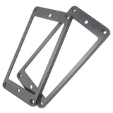 Maxbell 2 Pieces Plastic Humbucker Pickup Mounting Ring Frame for Electric Guitar Accessory Black