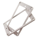 Maxbell 2 Pieces Plastic Humbucker Pickup Mounting Ring Frame for Electric Guitar Accessory White