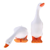 Maxbell 2Pcs Realistic Resin Ducks Figurine Model Statues Lawn Sculpture for Decors