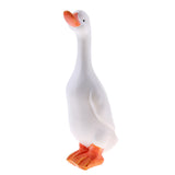 Maxbell 2Pcs Realistic Resin Ducks Figurine Model Statues Lawn Sculpture for Decors