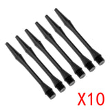 Maxbell 60Pcs New 2BA Plastic Dart Stems Dart Shafts Diam 6mm Safe Throwing -Black