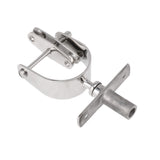 Maxbell Boat Rowlock Oar Lock Horns with Socket for 2" Oars 316 Stainless Steel