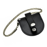 Maxbell Vintage Pocket Watch Bag Case Pouch Purse Holder with Antique Bronze Chain