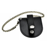 Maxbell Vintage Pocket Watch Bag Case Pouch Purse Holder with Antique Bronze Chain